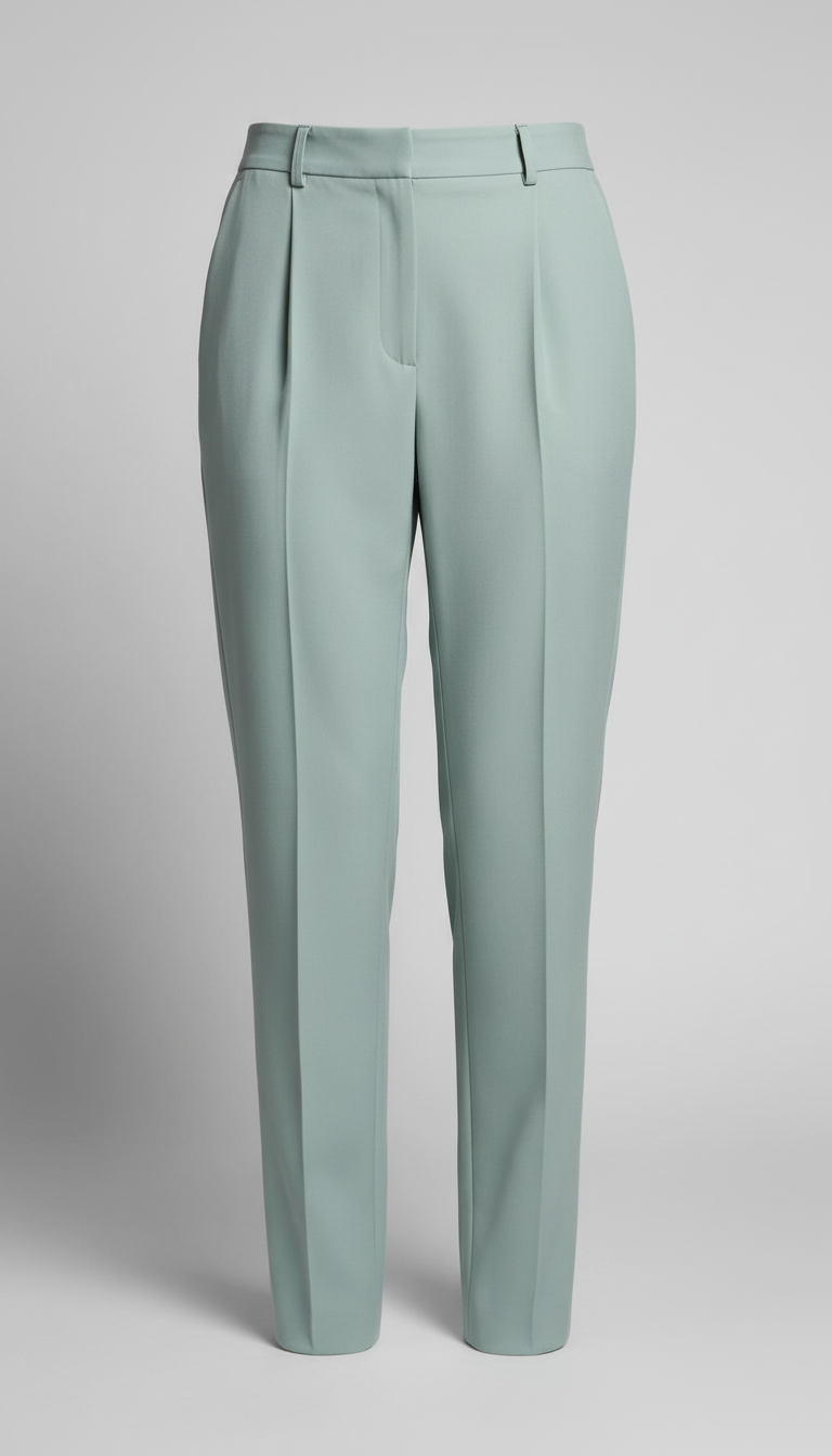 Misty Sage Tailored Slacks